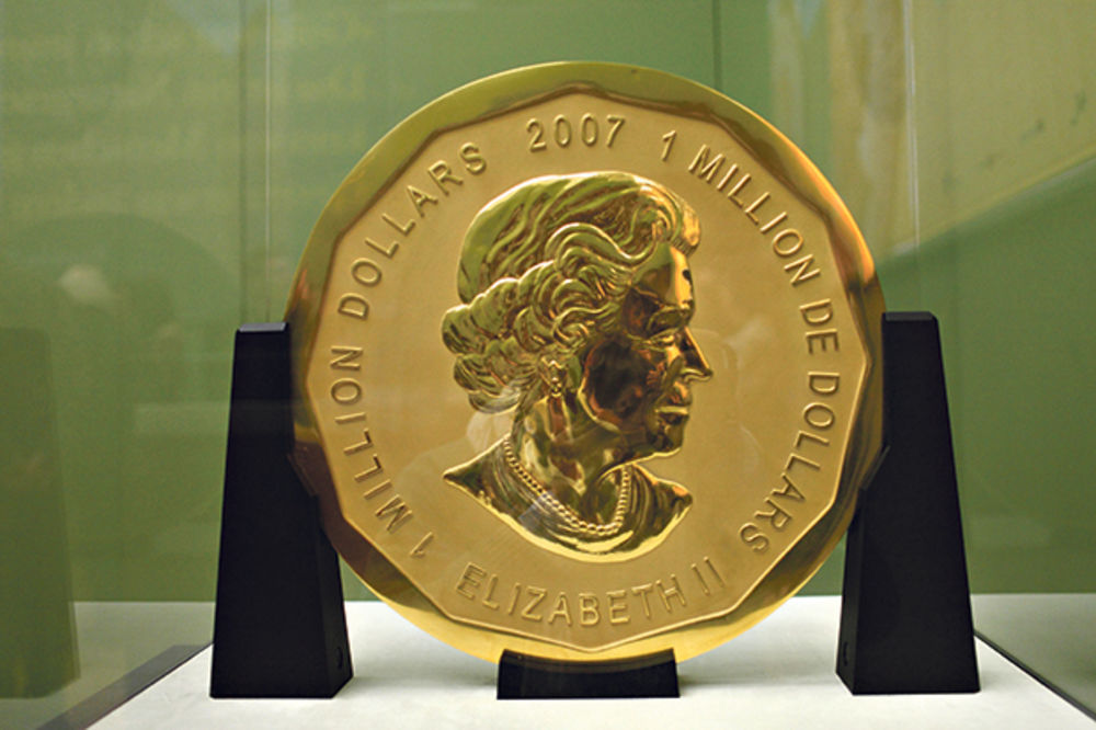 PLJAČKA MUZEJA U BERLINU: Ukraden zlatnik od 100 kilograma