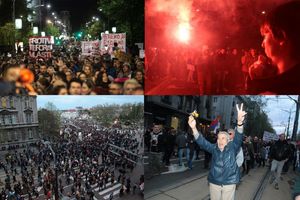 (KURIR TV) STUDENTI SE RASTALI SKANDIRANJEM "VIDIMO SE SUTRA": Novi protest danas u 18 časova!