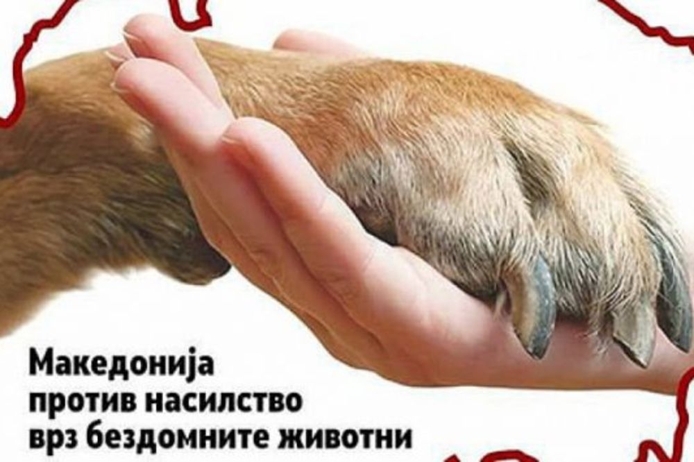 PROTEST NA SKOPSKOM TRGU: Makedonija protiv nasilja nad životinjama!