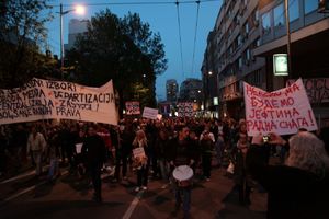 PROTESTI, DAN 15. Beograđani na kraju šetnje održali minut ćutanja za Milicu Rakić