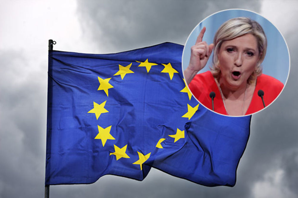 NEĆE UNIJU NI DA VIDI: Le Penova ZAHTEVALA da sklone zastavu EU iz televizijskog studija
