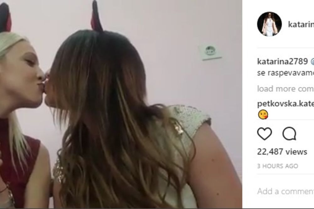 (VIDEO) SNIMALE SE DOK SE LJUBE U USTA: Katarina Živković i Milica Todorović ZAPALILE Instagram!