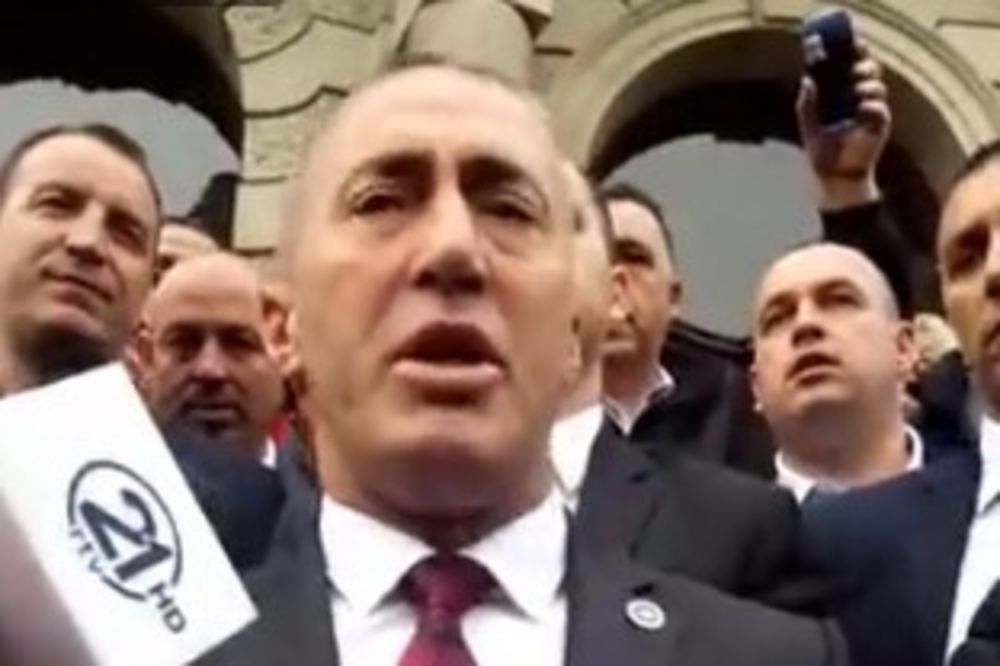 KRVNIK PRISTALICAMA ISPRED SUDA Haradinaj: Bitka je dobijena! Slobodan sam da se vratim kući