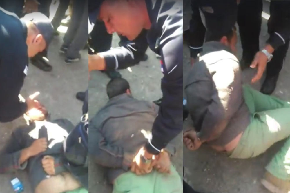 (VIDEO) NEVIĐENA TORTURA KOMUNALNE POLICIJE Nasred ulice mučili čoveka, tukli ga, sedeli mu na glavi