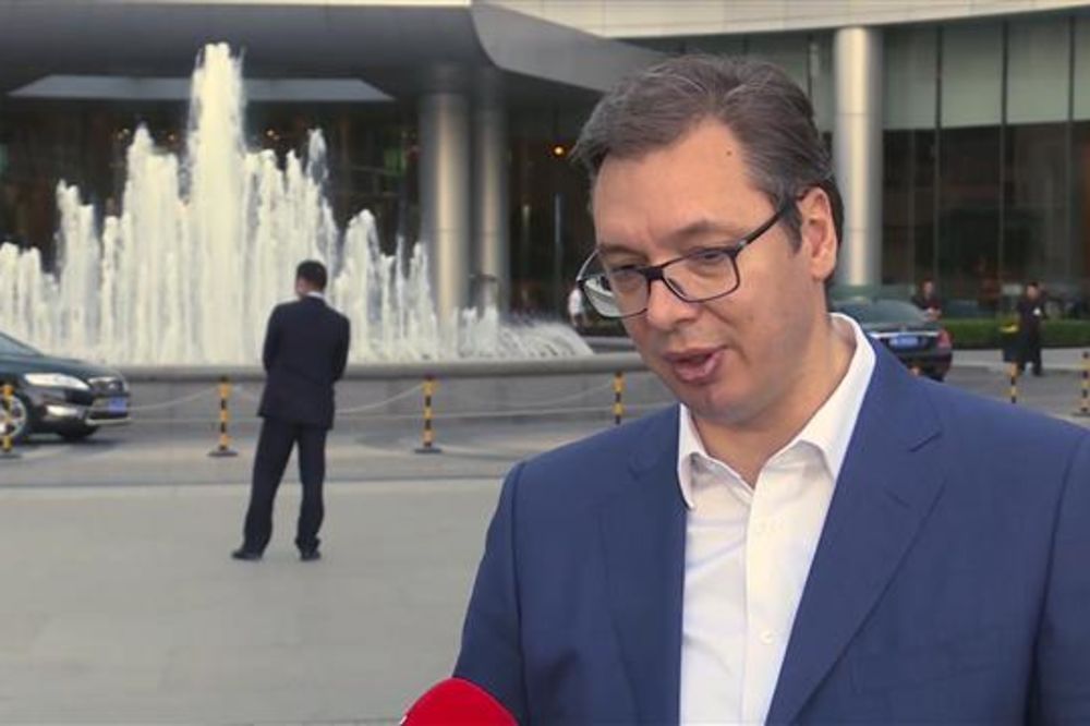 VUČIĆ PORUČUJE IZ KINE: Velike Albanije neće biti!