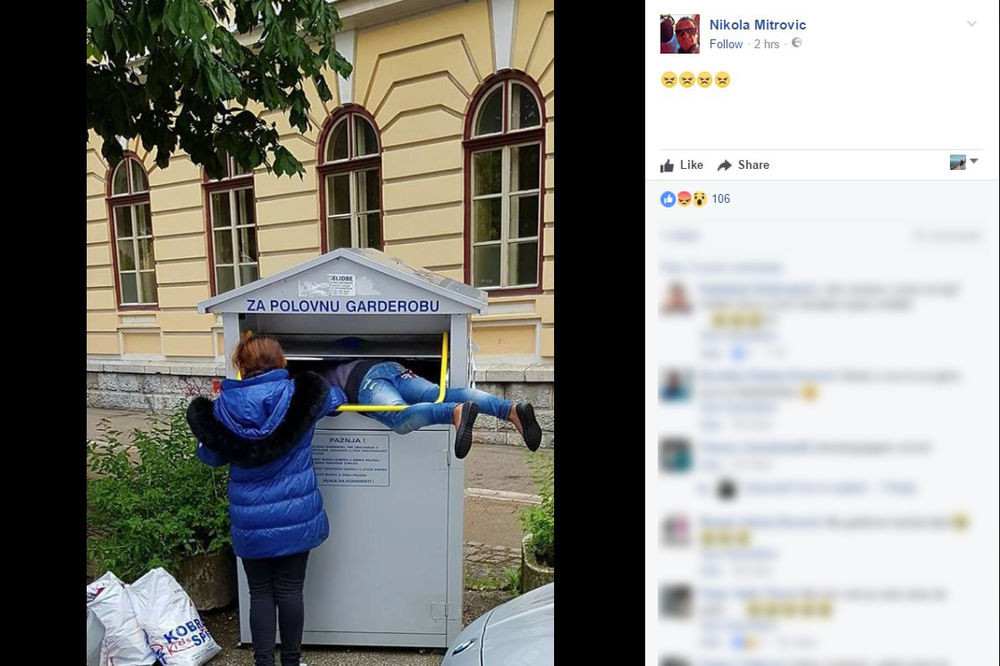 FOTKA IZ UŽICA RAZBESNELA SRBIJU: Postavili kontejner za polovnu odeću, ali ovo nisu očekivali