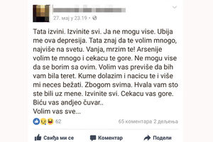 NAPISALA STATUS PA SKOČILA S MOSTA: Ostavila stvari, pa skočila u Savu!