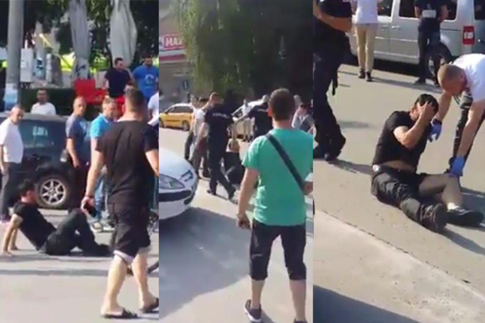 (UZNEMIRUJUĆI VIDEO) BRUTALAN OBRAČUN U NOVOM PAZARU: Posle sudara uzeo sekiru i njome polomio drugog vozača i automobil!