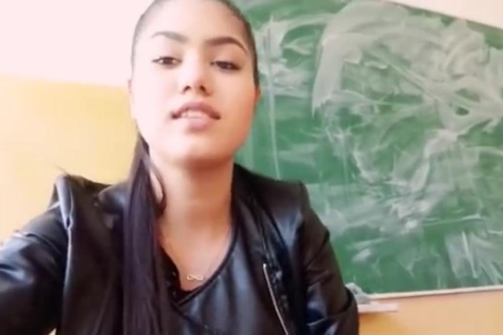 (VIDEO) ZANEMEĆETE KADA ČUJETE: Srednjoškolka otpevala pesmu o Kosovu u učionici i oduševila sve!