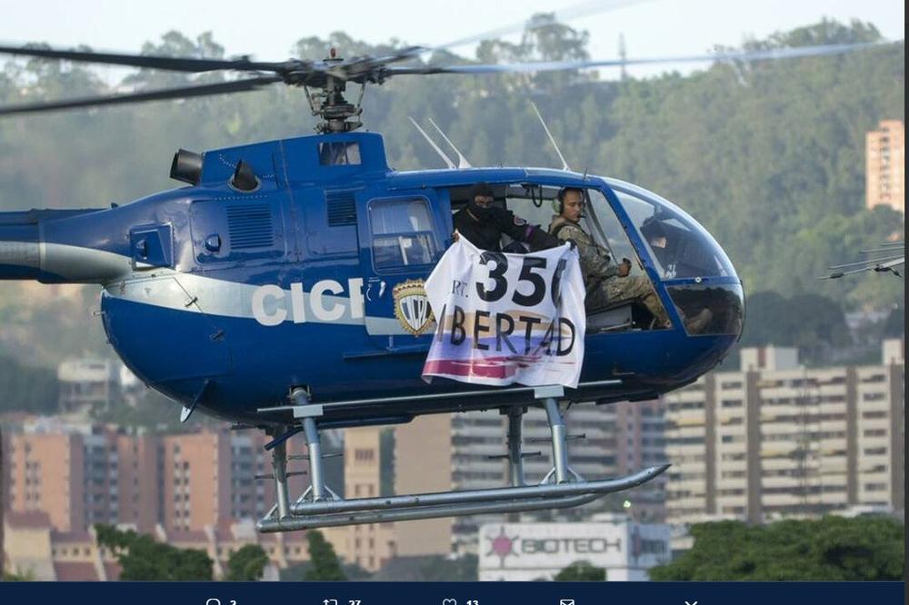 (VIDEO) DRŽAVNI UDAR U VENECUELI: Ukrali policijski helikopter, granatirali Vrhovni sud i pozvali na svrgavanje vlasti
