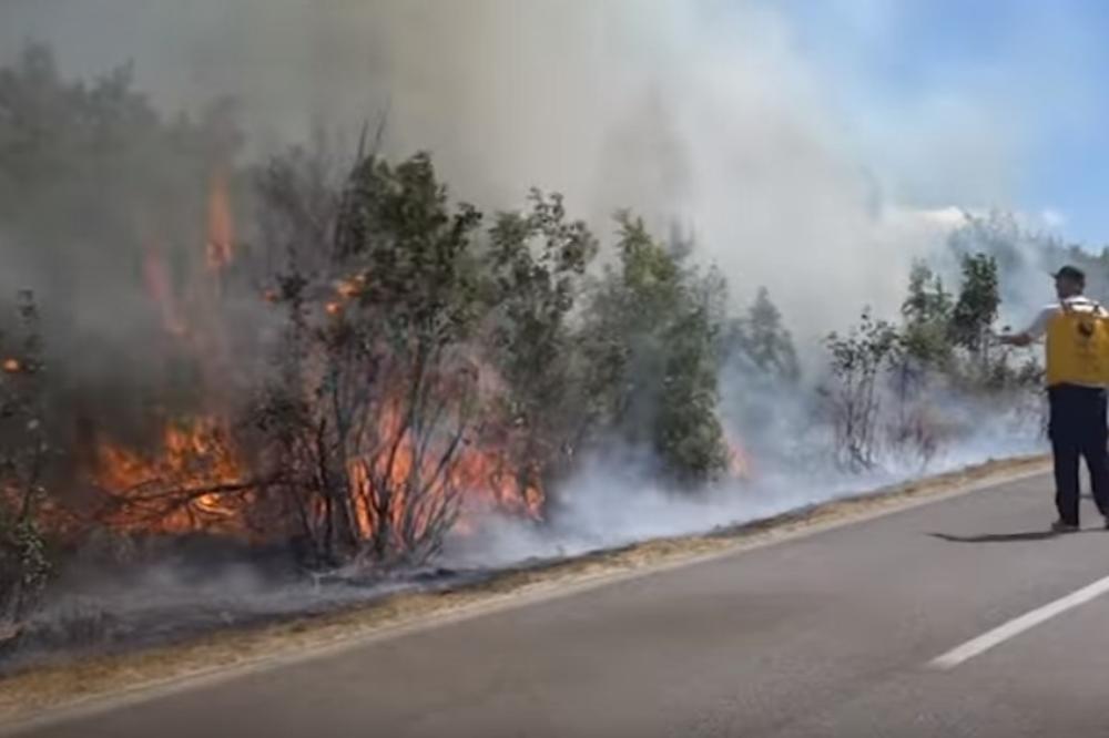 (VIDEO) DRAMATIČNO U BIH: Vatra na Čvrsnici guta sve pred sobom, vatrogasci traže pomoć iz vazduha!