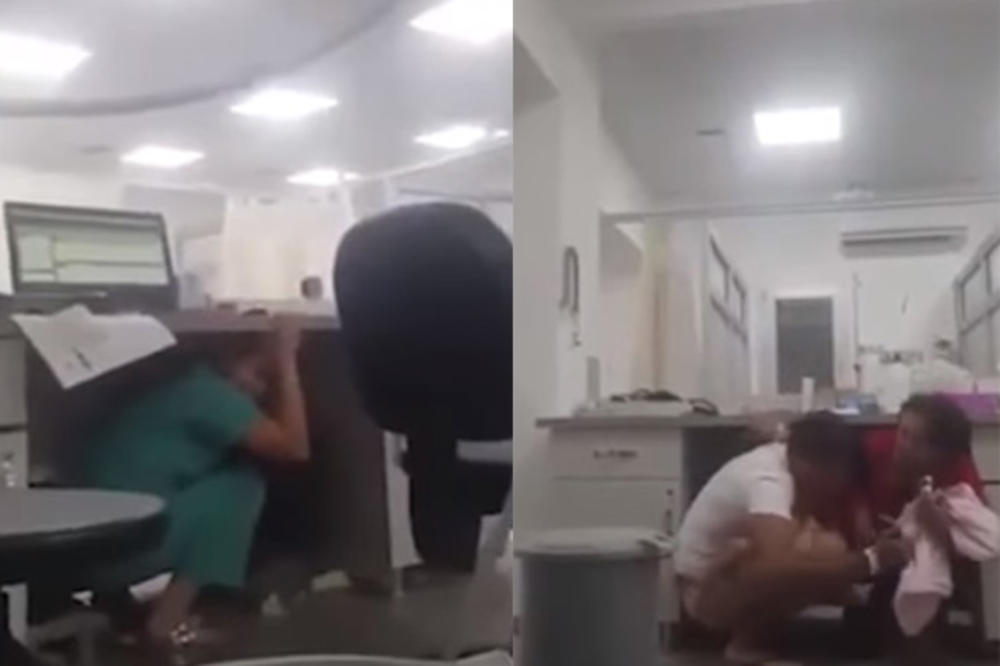(VIDEO) LJUDI ZAPOMAŽU I BEŽE POD STOLOVE: Pogledajte jeziv snimak zemljotresa iz turske bolnice!