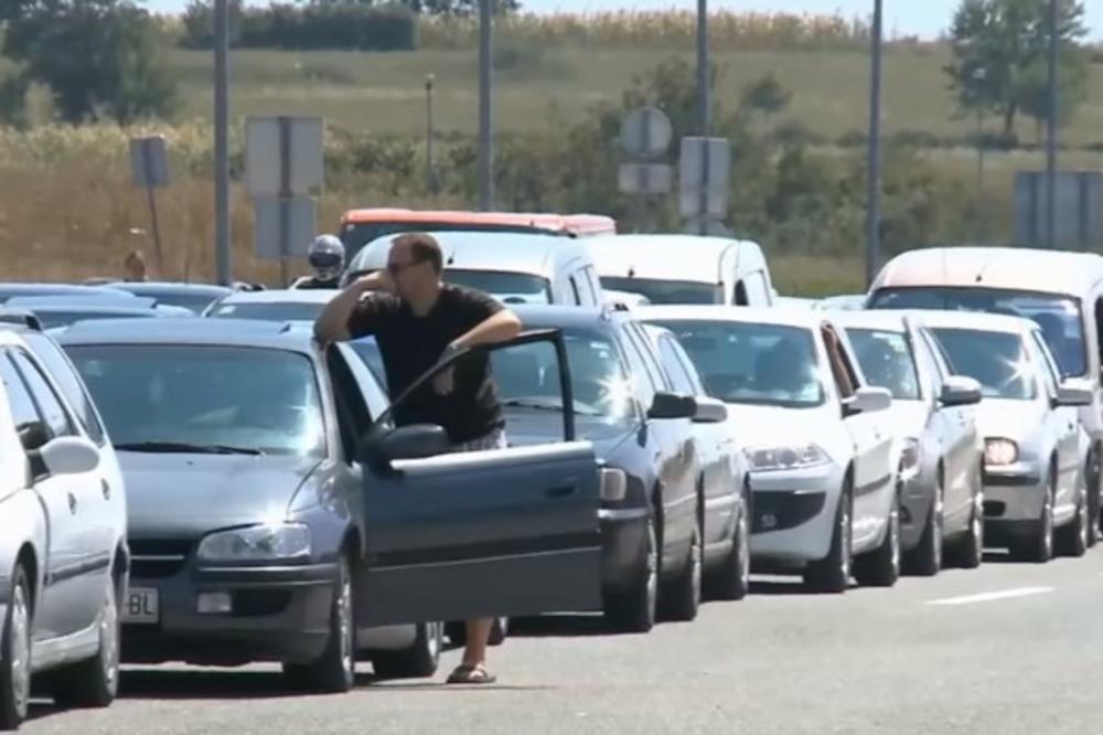 AUTO-PUT A3 ZAKRČEN: Kilometarski red na granici sa Srbijom