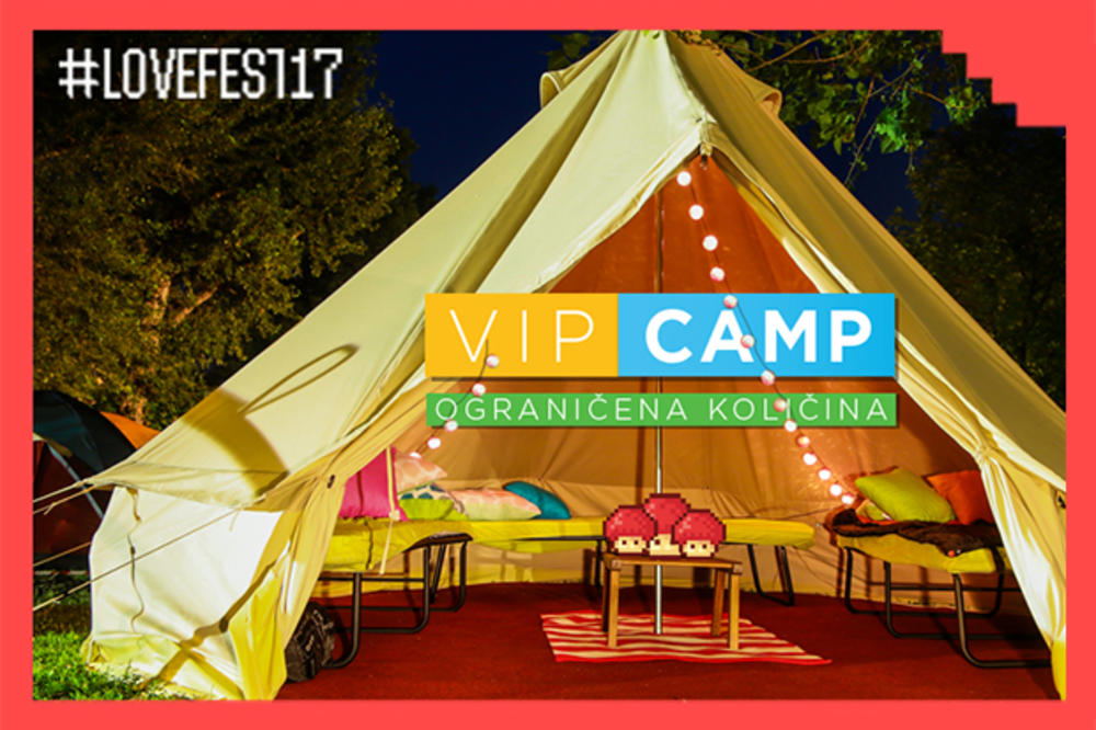 Glamping stiže na Lovefest: VIP kamp menja lokaciju i dobija luksuzne šatore