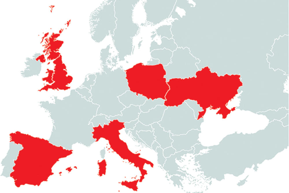 EVROPU TRESE PET KRIZA: Glavobolje u Britaniji, Poljskoj, Ukrajini, Italiji i Kataloniji
