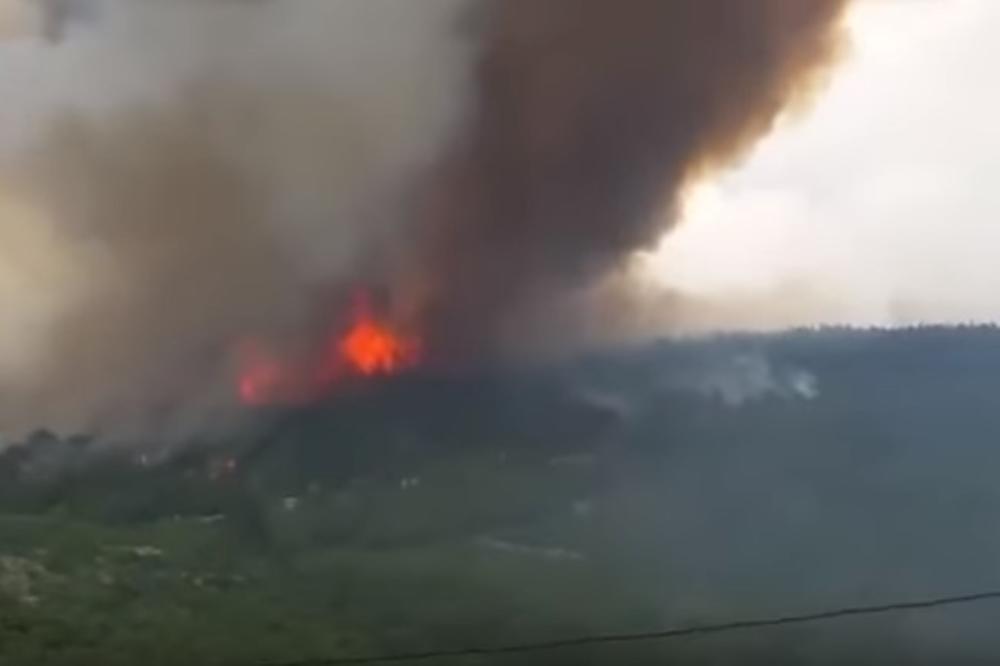 (VIDEO) OPET GORI DALMACIJA: Vatra besni, herojskim naporima odbranjene kuće!