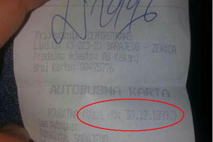U BOSNI JE SVE MOGUĆE: Šokirani putnici nisu verovali šta im piše na autobuskoj karti!