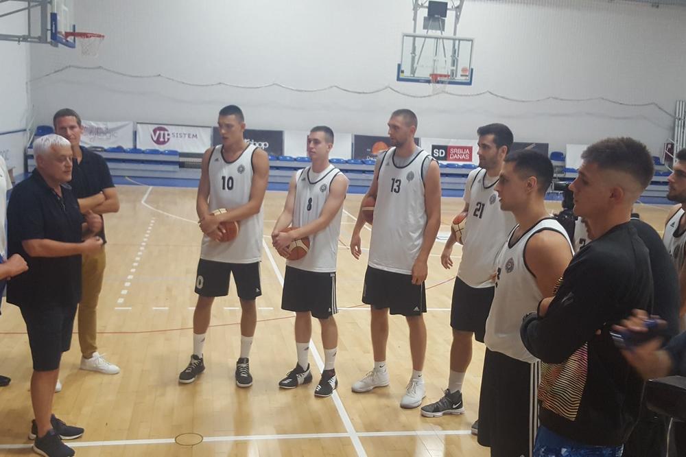 PARTIZAN POČEO PRIPREME: Muta radio sa sedam igrača, Vanja Marinković nije trenirao