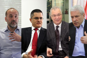OPOZICIJA NA OKUPU  Šutanovac, Tadić, Janković i  Jeremić razgovarali o beogradskim izborima