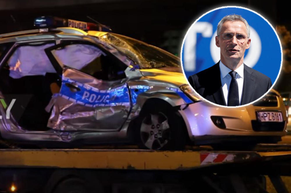 (VIDEO) PANIKA U POLJSKOJ: U Stoltenbergovu pratnju udario automobil, ima povređenih!