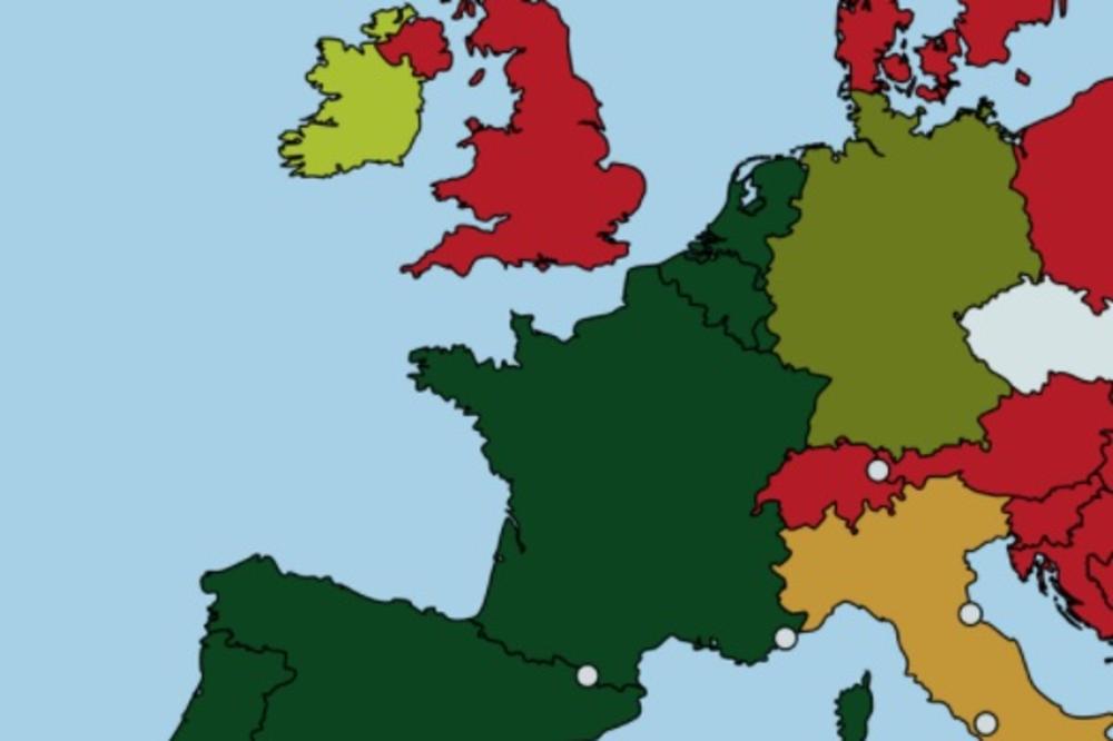 MAPA TABUA: Evo u kojim evropskim država je incest dozvoljen, a gde je zabranjen