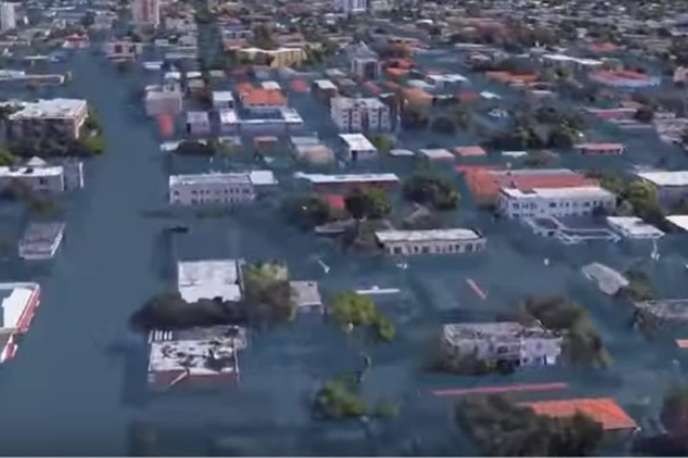 (VIDEO) MAJAMI ČEKA JEZIVO SUTRA: Ovako će izgledati grad kad kroz njega protutnji Irma!