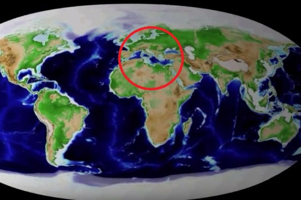 (VIDEO) POGLEDAJTE ŠTA ĆE BITI SA SRBIJOM: Ovako će izgledati svet za 250 miliona godina