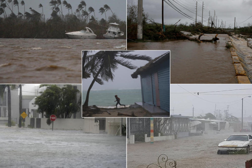 NAJSTRAŠNIJA OLUJA VEKA: Ceo Portoriko bez struje, uragan Marija uništava sve što mu se nađe na putu