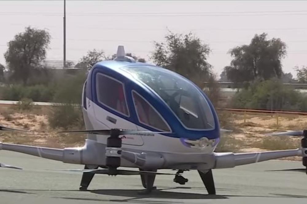 DUBAI UVODI LETEĆI TAKSI: Dron bez vozača voziće vas 30 minuta 100 na sat