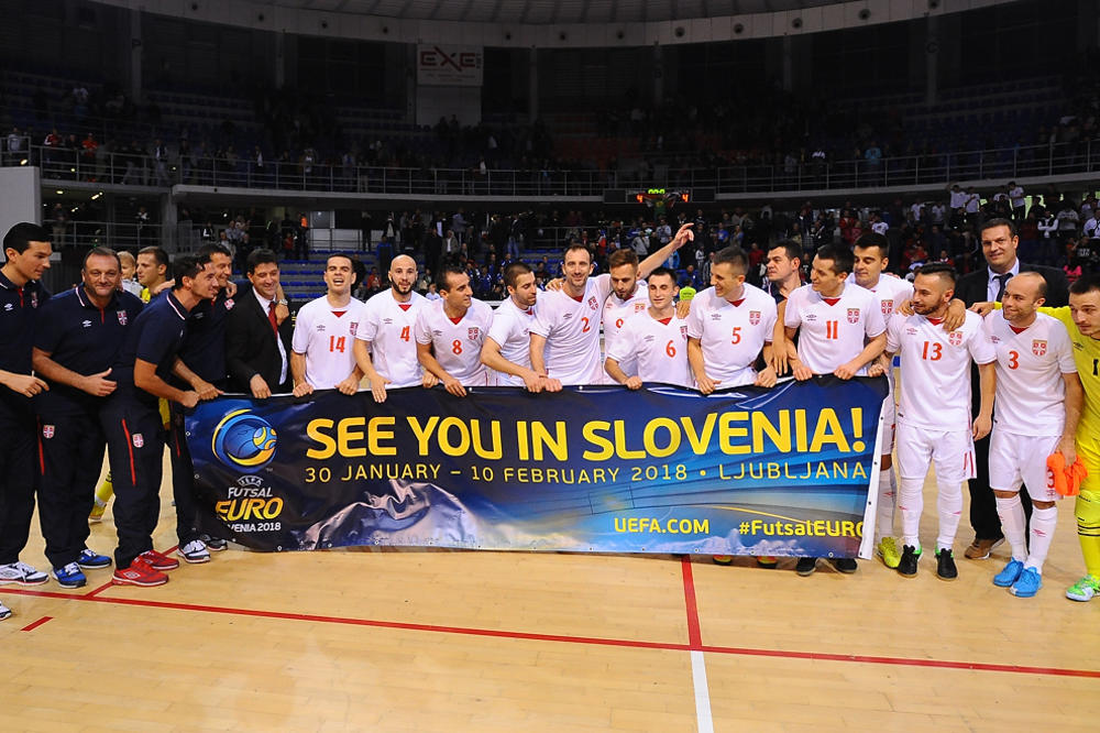 REPRIZA ŠAMPIONATA U BEOGRADU: Futsaleri Srbije i Slovenije otvaraju EP u Ljubljani
