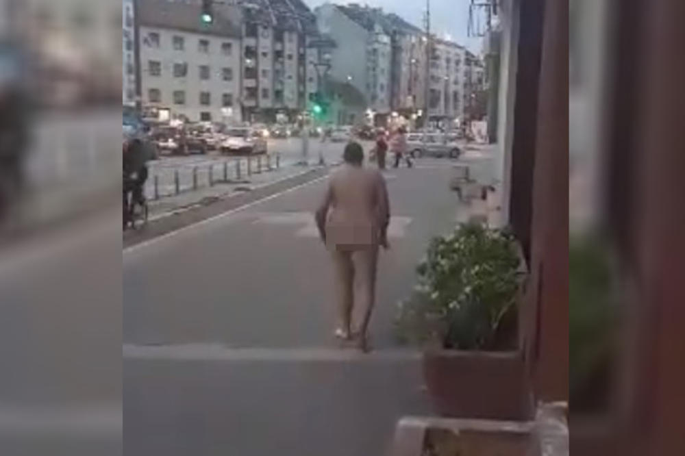 (VIDEO 18+) NOVOSAĐANI U ŠOKU: Potpuno go muškarac šeta centrom grada