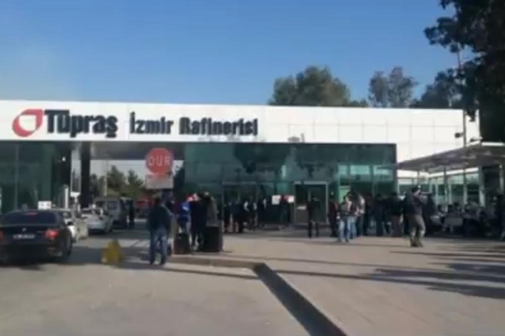 (VIDEO) STRAVIČNA EKSPLOZIJA U RAFINERIJI NAFTE U TURSKOJ: Četvoro poginulo u jezivoj nesreći