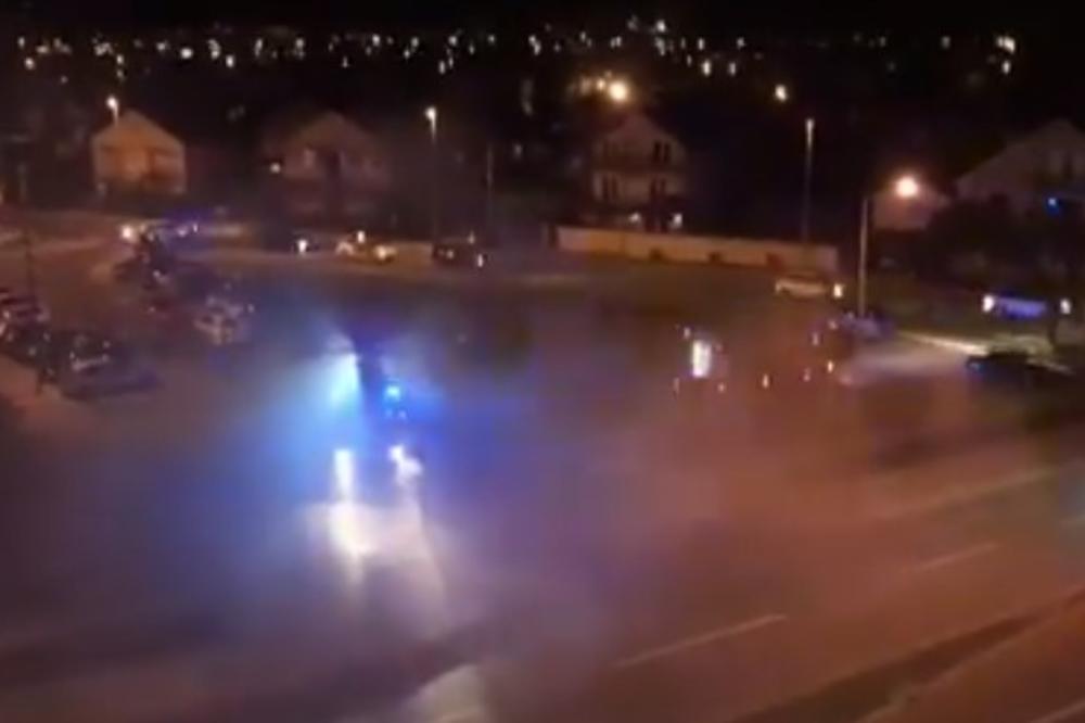 (VIDEO) PONOVO GOREO AUTOMOBIL U PODGORICI: Vatra planula dok je vozač bio za volanom