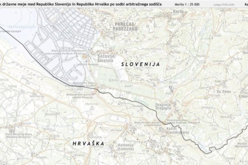 (FOTO) SLOVENIJA ISCRTALA NOVE GRANICE SA HRVATSKOM:  Evo kako će se razgraničiti na kopnu i moru!