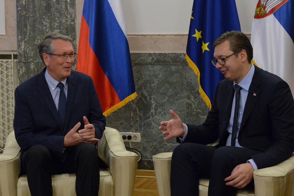Čepurin kod Vučića: Ruski ambasador najavio dolazak Šojgua na proslavu oslobođenja Beograda