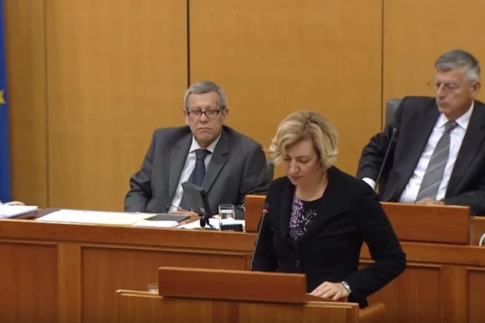 (VIDEO) BURA U SABORU ZBOG NEKOLIKO SRPSKIH REČI: Evo kako je hrvatska poslanica kratkim govorom uznemirila desnicu i HTV