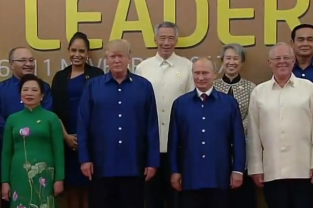 (VIDEO) RUKA RUCI: Putin i Tramp se pozdravili na samitu u Vijetnamu, ipak ništa od sastanka