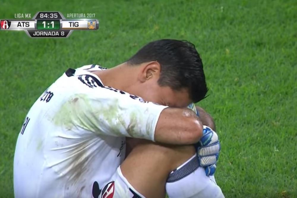 (UZNEMIRUJUĆI VIDEO) PUKLO MU KOLENO: Jeziva povreda argentinskog golmana. Nije za one sa slabim stomakom