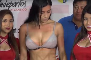 (FOTO, VIDEO) ZGODNOJ MONIKI DOSADILE ŠETNJE PO PISTI: Vatrena Kolumbijaka prešla u bokserke! Seksi fotkama odgovara na svaku prozivku rivalki