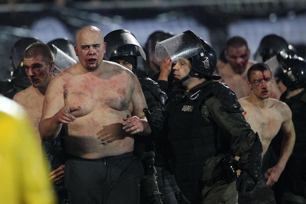 PREBAČEN U CENTRALNI ZATVOR: Još jedan Hrvat u pritvoru zbog izazivanja nereda na stadionu Partizana