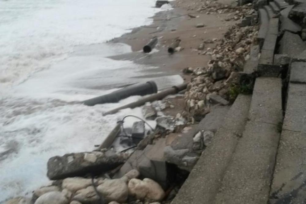 (FOTO) BUDVA BEZ VODE: Havarija na cevima u Kamenovu prekinula vodosnabdevanje