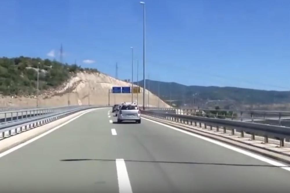 (VIDEO) NISI TI NORMALAN: Kombi jurio suprotnim smerom na riječkoj zaobilaznici, ostali vozači u čudu!