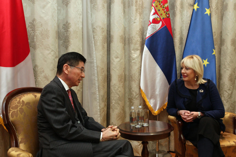 MINISTARKA JOKSIMOVIĆ RAZGOVARALA SA JAPANSKIM AMBASADOROM: Japan je važan razvojni partner Srbije