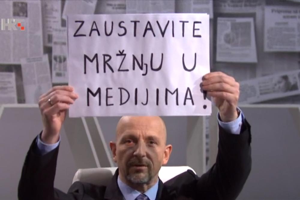 (FOTO) HRVATSKI NOVINAR APELOVAO U EMISIJI: Zaustavite mržnju u medijima!
