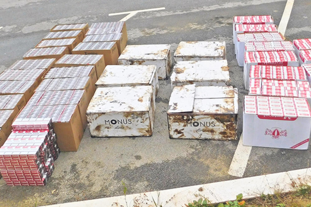 ŠVERC: Zaplenjeno 60.000 kutija cigara vrednih 12 miliona