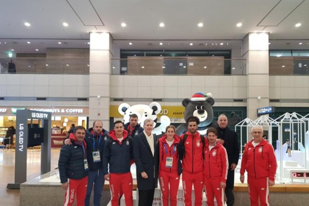 OLIMPIJCI STIGLI: Tim Srbije doputovao u Pjongčang na Zimske olimpijske igre