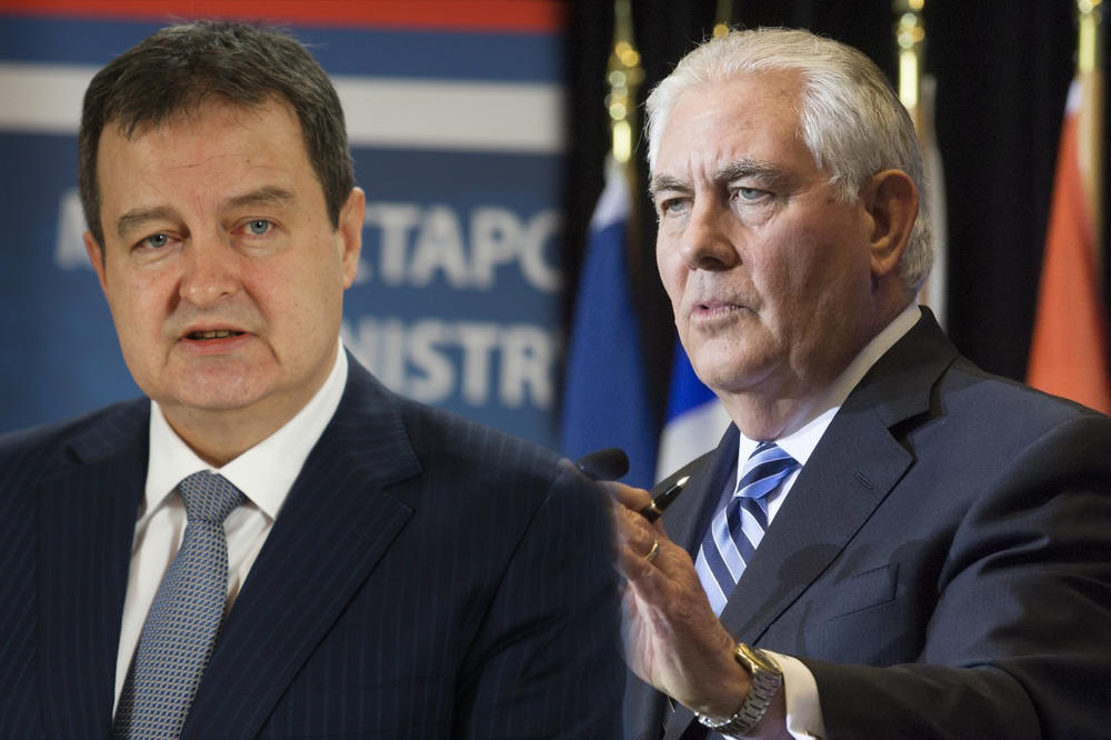 ŠEF SRPSKE DIPLOMATIJE NASTAVLJA POSETU VAŠINGTONU: Dačić danas sa državnim sekretarom SAD Tilersonom