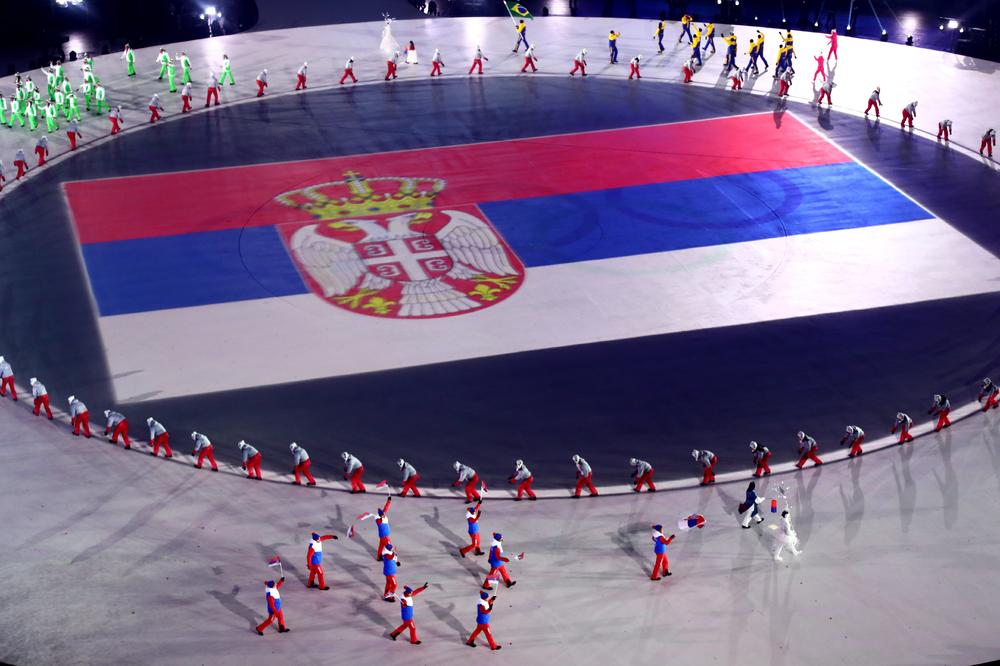 (VIDEO) SPEKTAKL NA OTVARANJU ZIMSKIH OLIMPIJSKIH IGARA: Nevena Ignjatović nosila zastavu Srbije, dve Koreje prvi put zajedno!