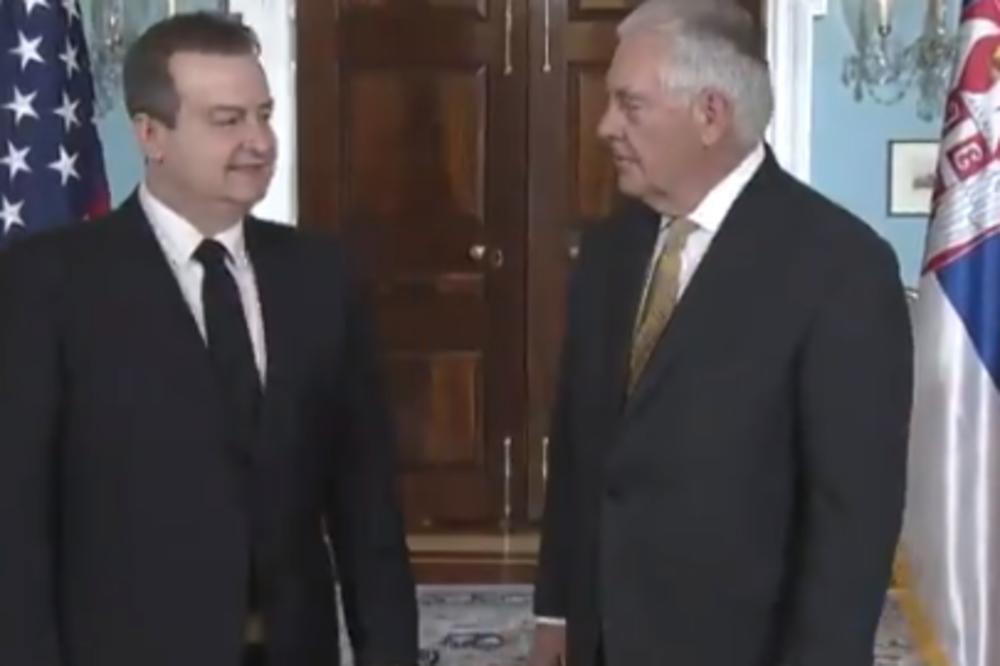 DAČIĆ SA REKSOM TILERSONOM: Državni sekretar SAD primio srpskog ministra spoljnih poslova