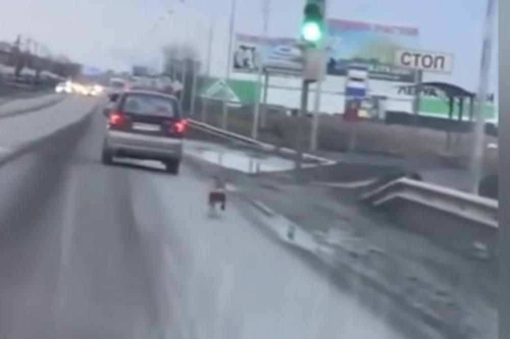 (VIDEO) SCENA KOJA JE MNOGE RASTUŽILA: Pas je neumorno trčao za vlasnicima koji su ga ostavili, a onda je priča dobila neverovatan obrt!